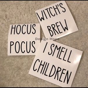 Rae Dunn inspired Halloween decals
